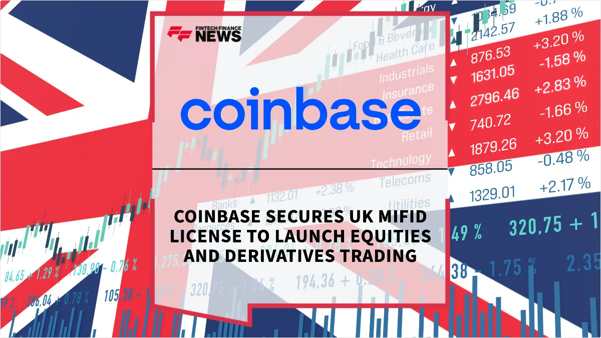 Press Release: Coinbase Secures UK MiFID License to Launch Equities and Derivatives Trading | Featured Image by FF News
